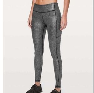 Lululemon Speed up tight Luminosity Foil